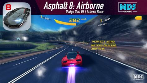 Asphalt 8 Airborne Dodge Dart GT Tutorial Race IPhone Gaming