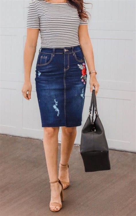 Lucy Denim Skirt Casual Skirts Fashion God Loves You Moda