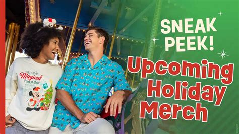 Disney Shares First Look At Holiday Merchandise Coming To