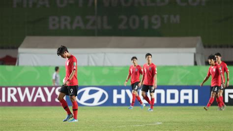 U 17 월드컵 한국 멕시코에 패배 4강 진출 실패