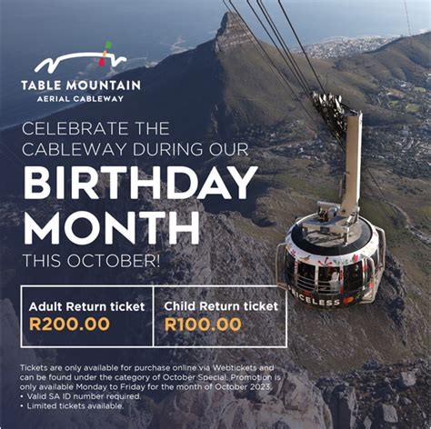 Table Mountain Cableways Birthday Bash Cape Town Big