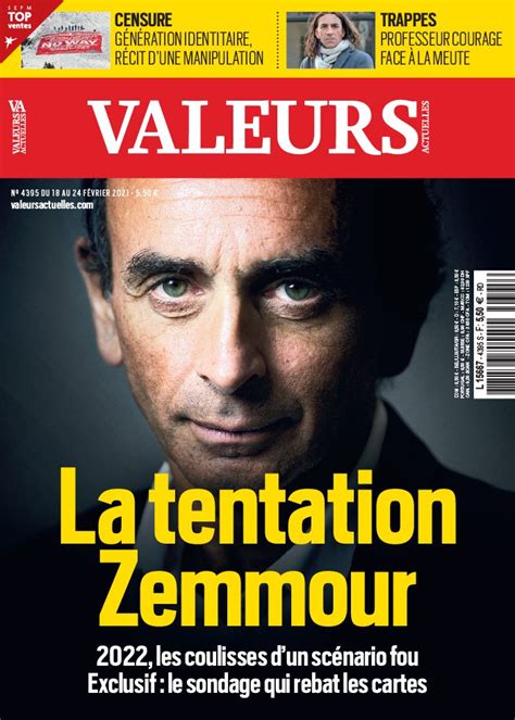 Valeurs actuelles N4395 du 18 février 2021 à télécharger sur iPad