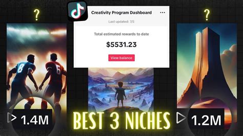 BEST 3 NICHES For TikTok Creativity Program 3 Blew Up My Views