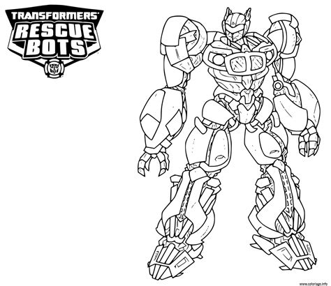 Coloriage Transformers Rescue Bots Heatwave Dessin Transformers Imprimer