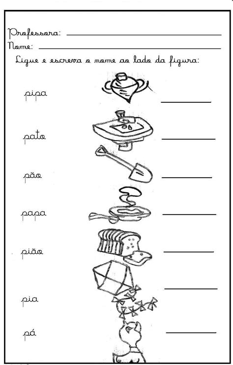 Atividades Letra P Atividades Letra E Atividades A B