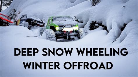 Deep Snow Wheeling Rc Car Winter Offroad YouTube