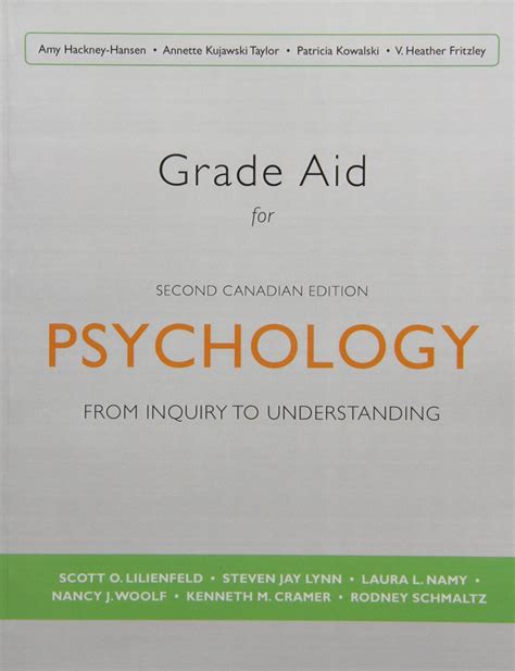 Study Guide For Psychology From Inquiry To Understanding Second