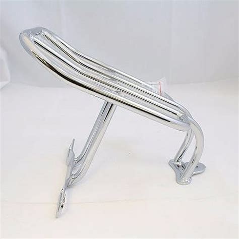 Htt Motor Chrome Steel Rear Fender Rack Plated Luggage Shelf For For H