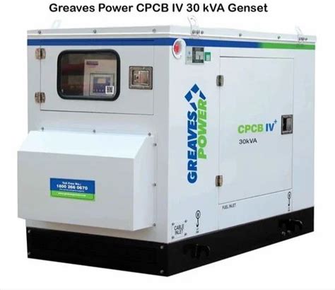 30 Kva Greaves Power Diesel Generator Cpcb 4 At Rs 500000piece Dg