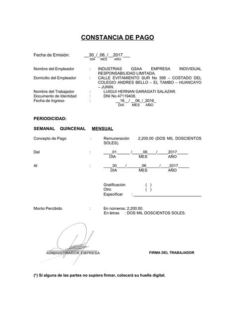 Modelo Constancia Pagoth 1 Pdf