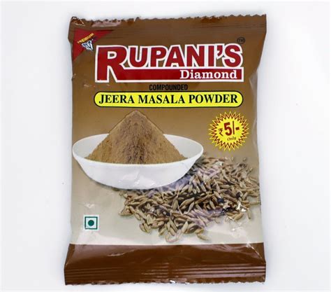 Premium Rupani S Diamond Jeera Masala Powder Packaging Type Packet