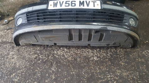 Renault Clio MK3 2005 2009 Front Bumper Black 676 185 SEE Photos