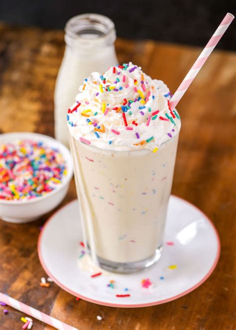 Funfetti Cake Batter Milkshake Minute Treat Lil Luna