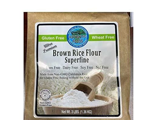 Authentic Foods Gluten Brown Rice Flour Superfine Lbs For Sale Online