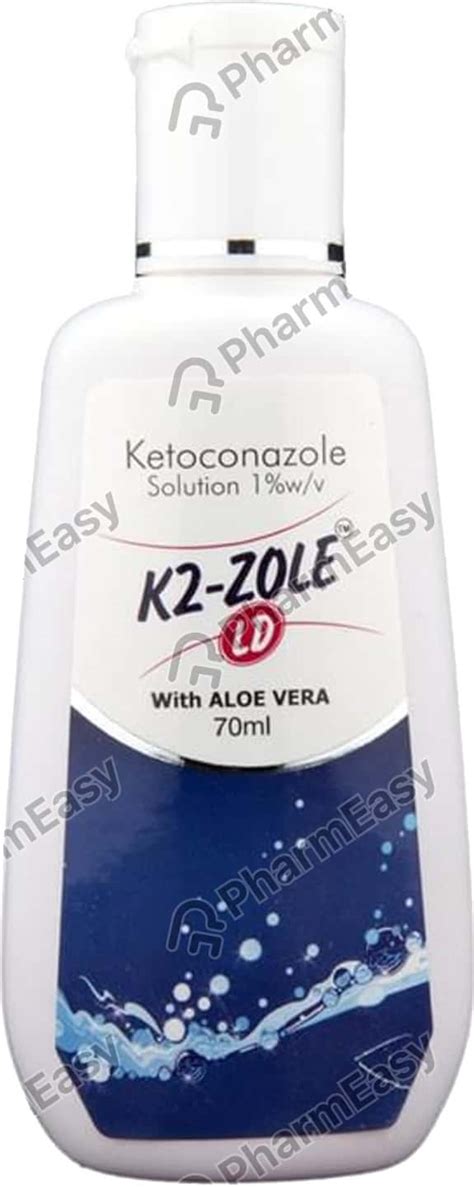 K2 Zole 1 Wv Liquid For Skin Application 70 Uses Side Effects