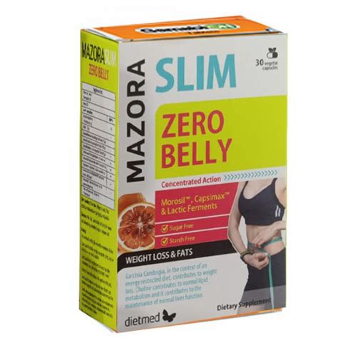 MAZORA SLIM ZERO BELLY 30 CAPULES Tay Pharmacies