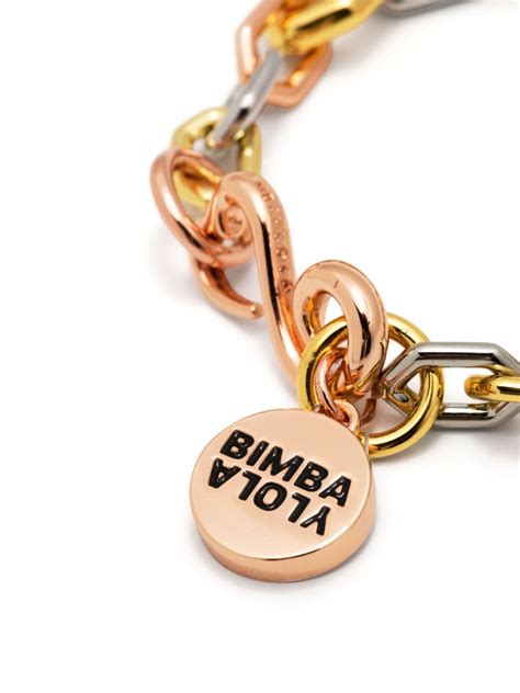 Bimba Y Lola Hexagonal Chain Bracelet Farfetch