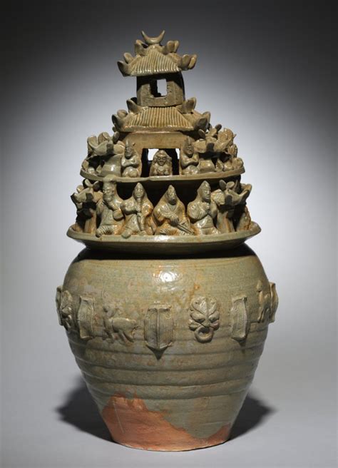 Cma Chinese Art Funerary Urn Hunping Late 200s Cleveland Museum Of