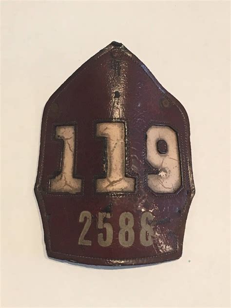 Vintage FDNY Helmet Shield Badge 1970s | #4682521094