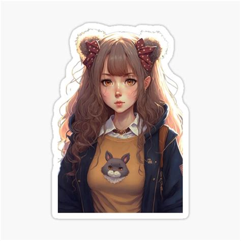 Ayumi Anime Manga Girl Sticker For Sale By Enjoydigitalart Redbubble