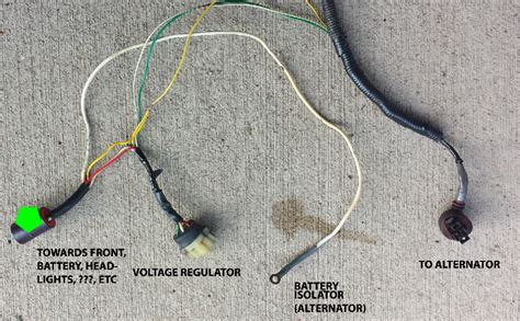 Toyota Alternator Wiring Harness