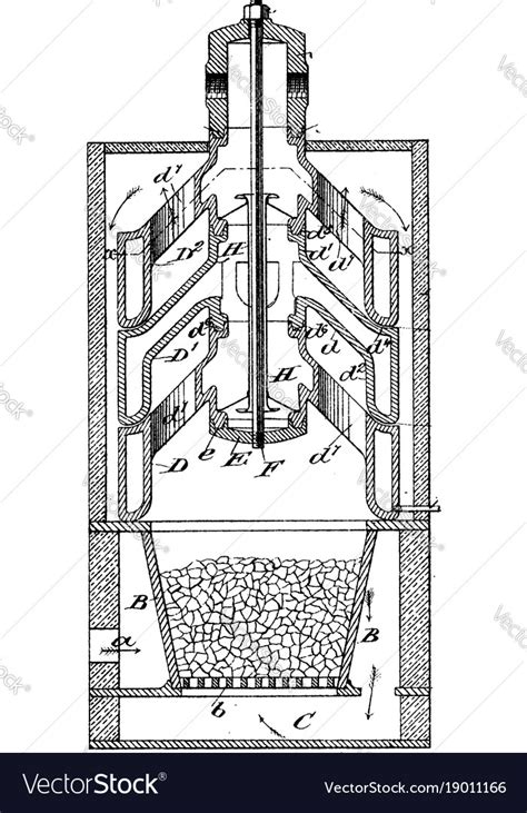 Steam generator vintage Royalty Free Vector Image