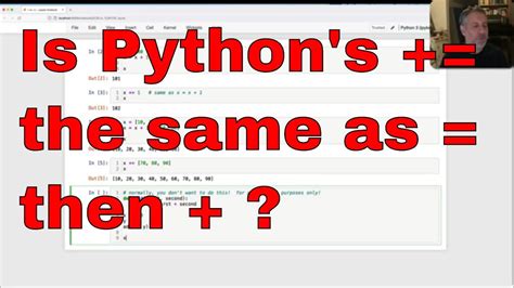 Is Python S Operator The Same As And YouTube