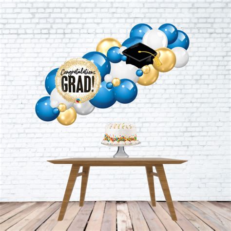 Congrats Grad Column Fancy Pair BalloonZilla