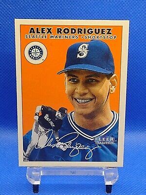 ALEX RODRIGUEZ 2000 Fleer Tradition Baseball Seattle Mariners EBay