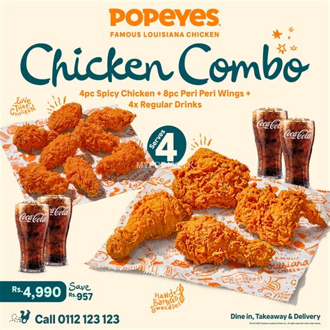 Mouthwatering Combos By Popeyes Sri Lanka 2024