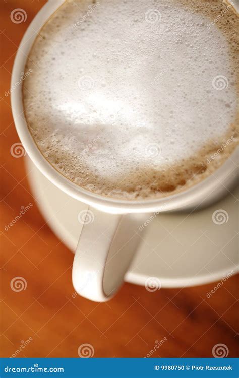 Coffee with Frothed Milk (shallow Dof) Stock Photo - Image of cafe, latte: 9980750