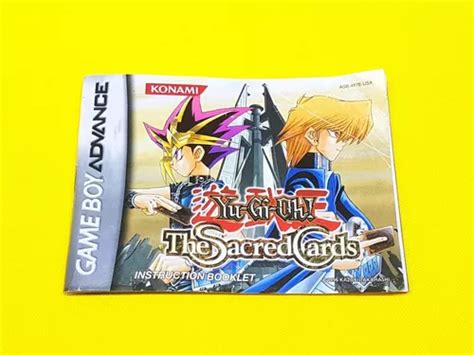 Manual Yu Gi Oh The Sacred Cards Gameboy Advance Original Meses Sin