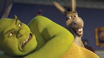 Shrek Donkey And Dragon Kiss