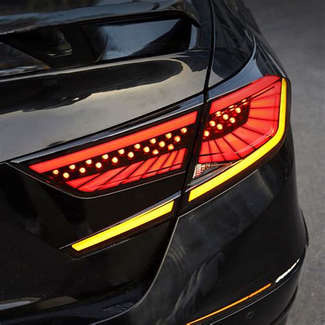 Rgb Led Tail Lights For Honda Accord Rear Lamp