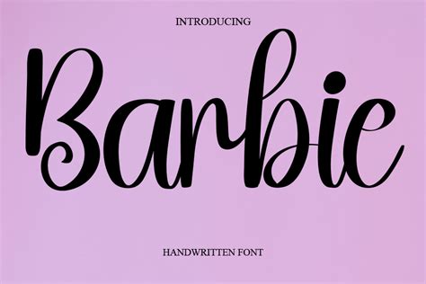 Barbie Font By Janurmasahmad · Creative Fabrica