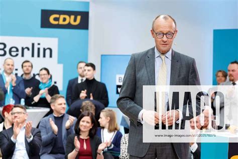 Chairman Of The CDU Of Germany Friedrich Merz MdB Germany Berlin