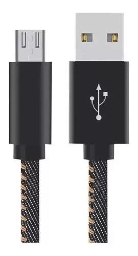 Cable Micro Usb Datos Carga Rapida Usb Metro Mallado