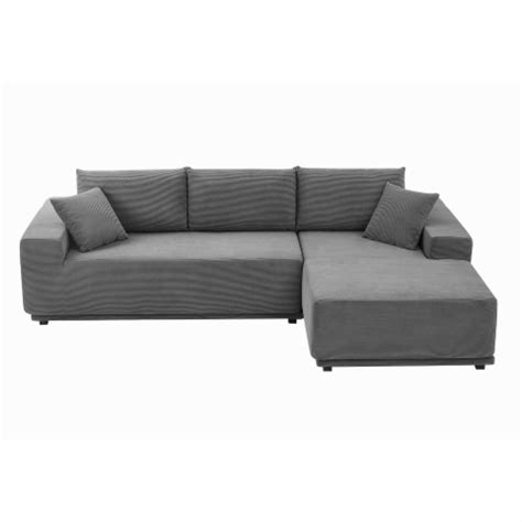 Simplie Fun Grey Modular Sectional Sofa L Shape Couch For Living Rooms