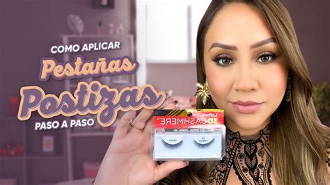 Como Aplicar Pestañas Postizas Pasó A Paso Astrid Cerna Youtube