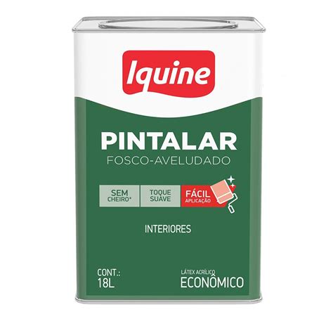 Tinta Iquine Pintalar Vinil Acrílico 18L Cocil Home Center