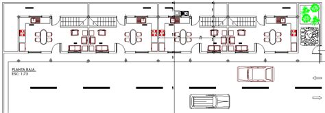 Restaurant Architecture Design Of Five Star Hotel Dwg File Cadbull