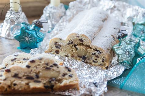 Dresdner Christstollen mit Marzipan Rezept für saftigen Stollen wie