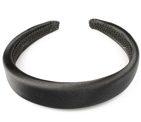 Pritties Uk Black Satin Padded Headband