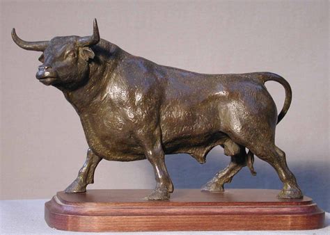 Toro Bronce Grande Bronce Fundido A La Cera Perdida Cincelado Y