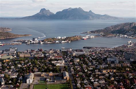 Bodø City, Norway - Aerial View by Andersen oystein