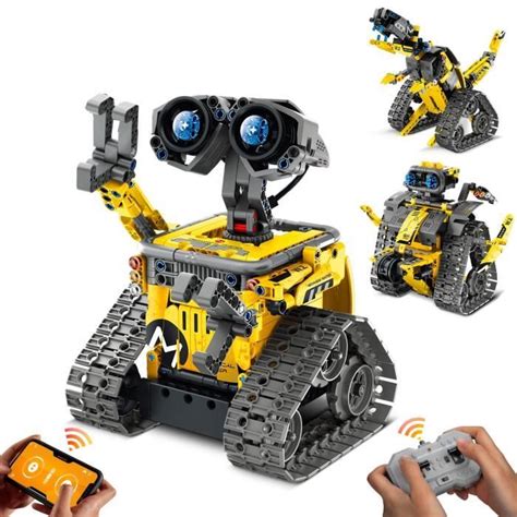 Jouet De Construction AMOUNE Robot Mural 3 En 1 Robot Explorateur