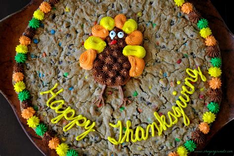 Thanksgiving Cookie Cake Recipe - Shugary Sweets