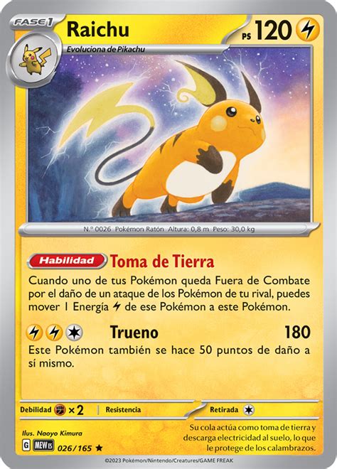 Raichu 151 TCG WikiDex la enciclopedia Pokémon