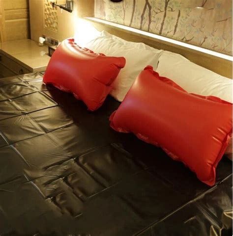 Pvc Bed Sheet King Size Rubber Fitted Waterproof Wetplay Couples Love Sex Pillow Ebay