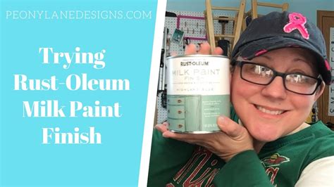 Trying Rust Oleum Milk Paint Finish Youtube